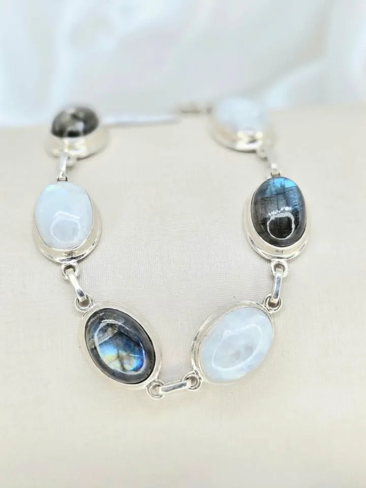 maxi pulseira indiana de pedras