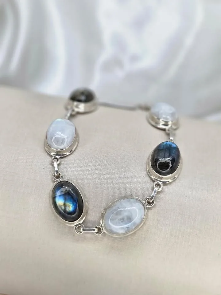 maxi pulseira indiana de pedras - foto 2