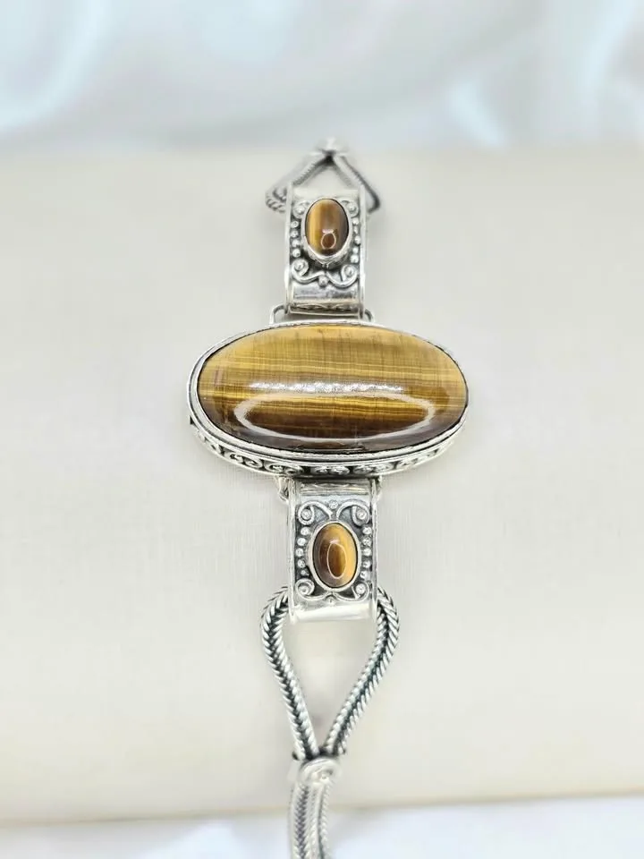 Pulseira maxi olho de tigre