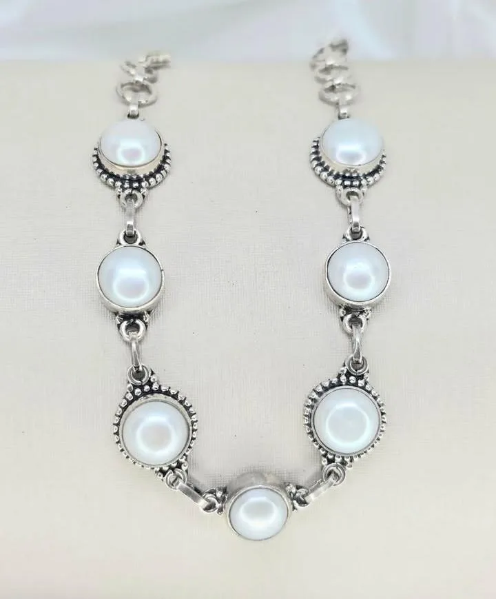 Pulseira pérolas naturais 