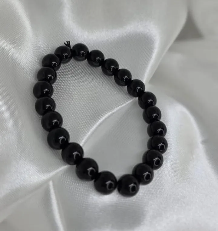 Pulseira esferas de onix