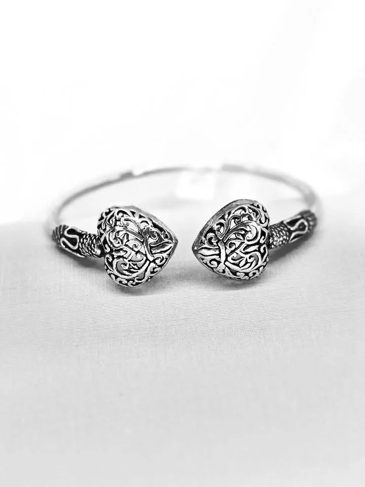 bracelete balines 2 corações