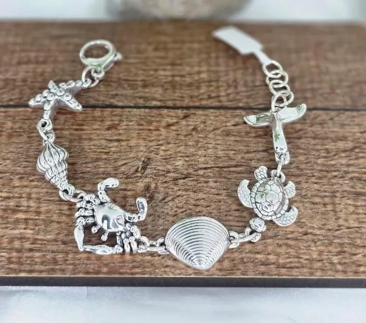 Pulseira eletroformação oceano