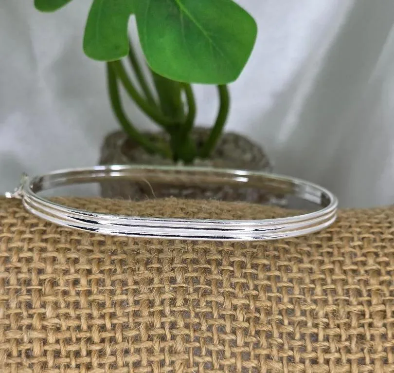 Bracelete três fios laminado