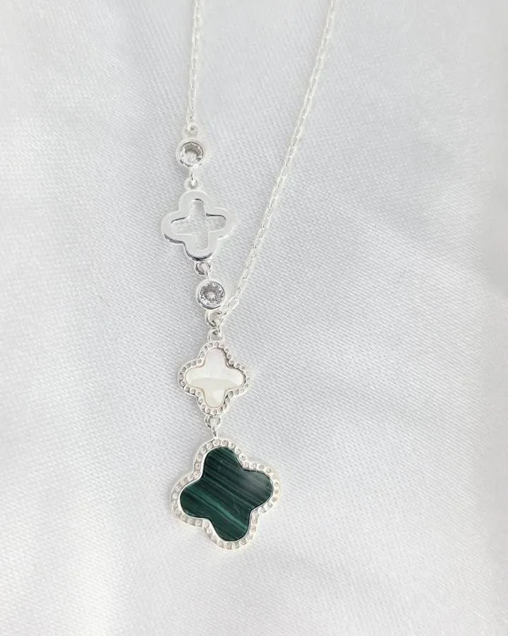 Colar inspiração Van Gleef onix