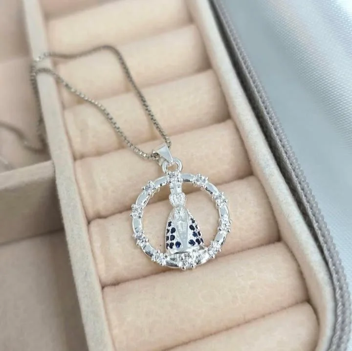 Colar mandala de nossa Senhora Aparecida