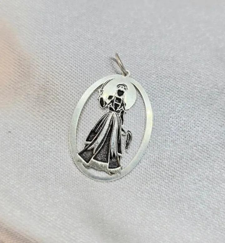 Pingente medalha de Iansã 