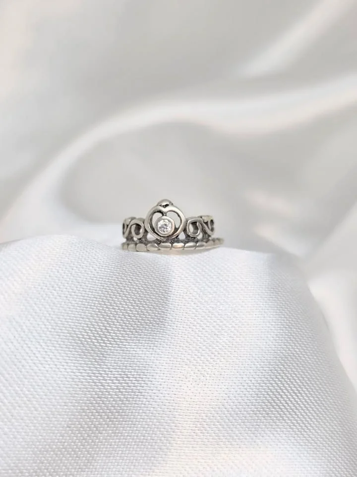 Anel falange coroa de princesa 