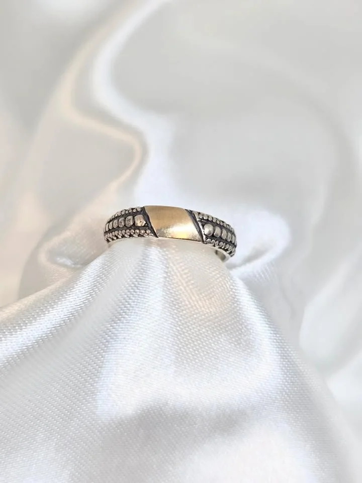 Anel com ouro 18k