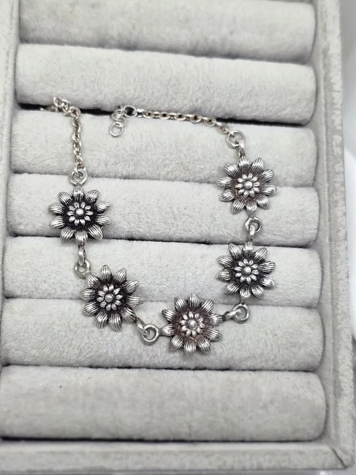 Pulseira girassol balines 